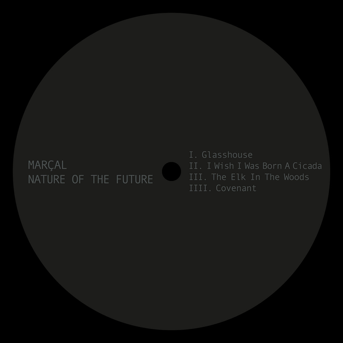 Nature of the Future EP record label — Marcal on Spazio Nero